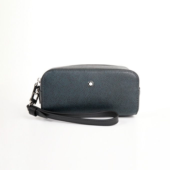 montblanc sartorial leather small toiletry bag #221696 #221572